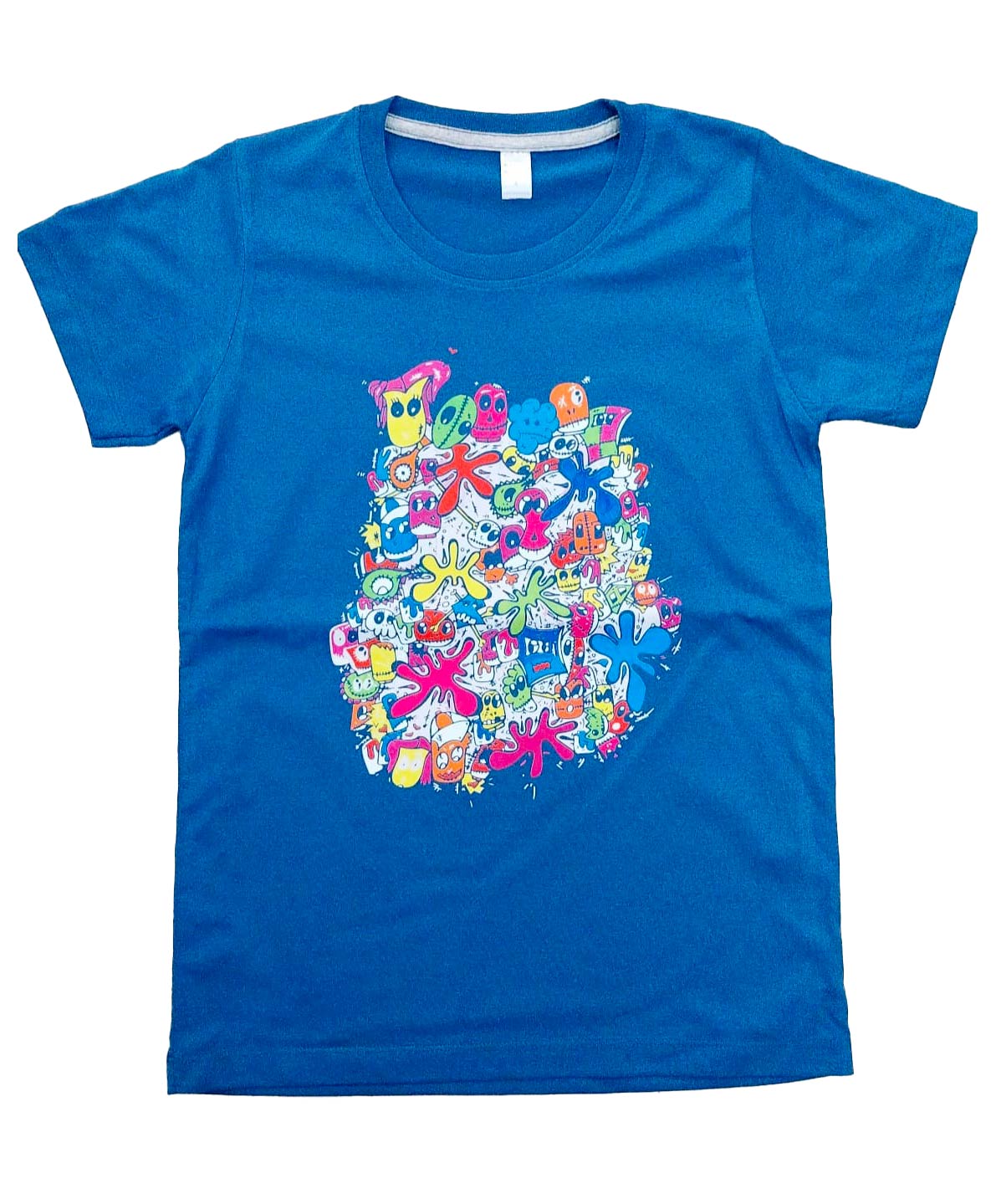 Tee-shirt fullcolor bleau by lydiaa